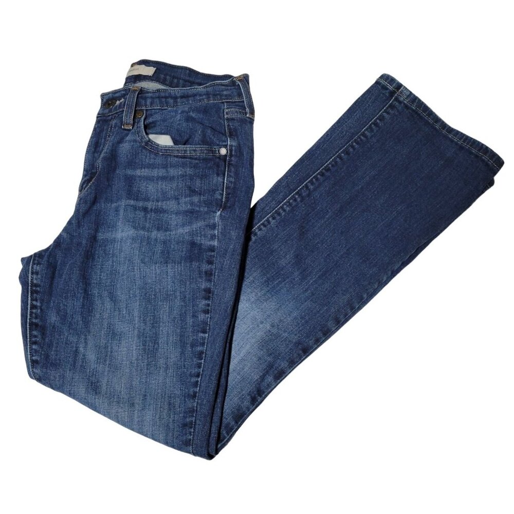 Levis 515 Boot Cut Jeans Womens Size 4 Mid Rise Medium Wash Denim Pants